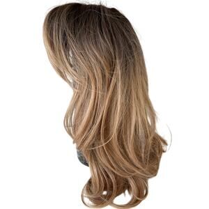 HAIRCUBE Elegant Brown Ombre Wig EUC